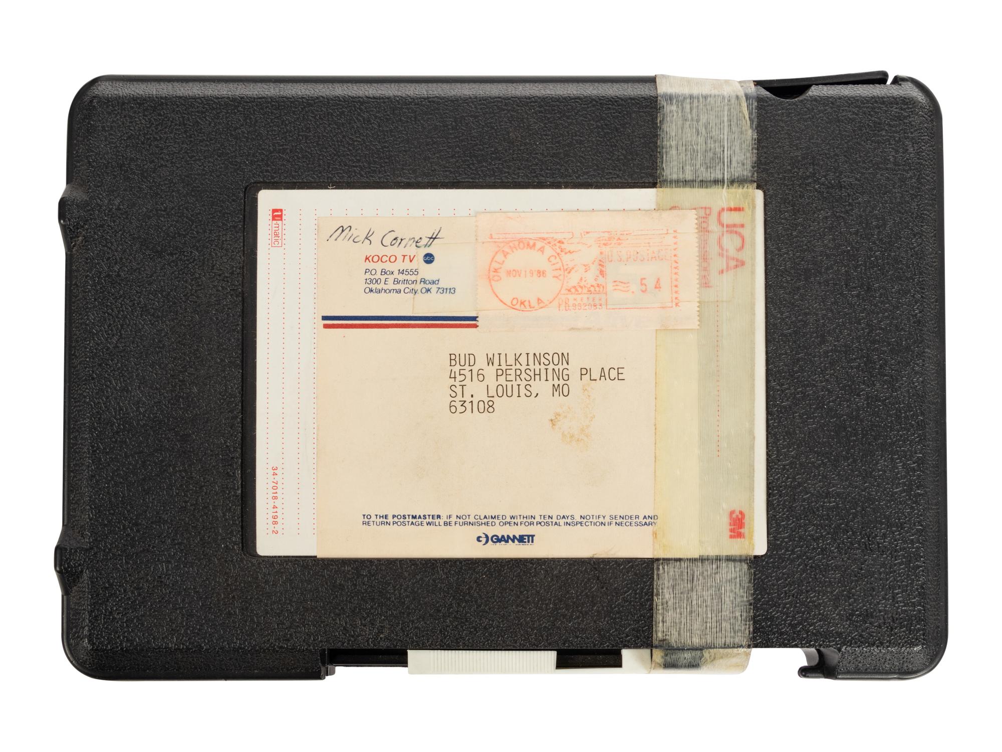 A Group of Four Career Scrapbooks and a KOCO TV Videotape from The Collection of Hall of Fame Oklahoma Football Coach Bud Wilkinson,