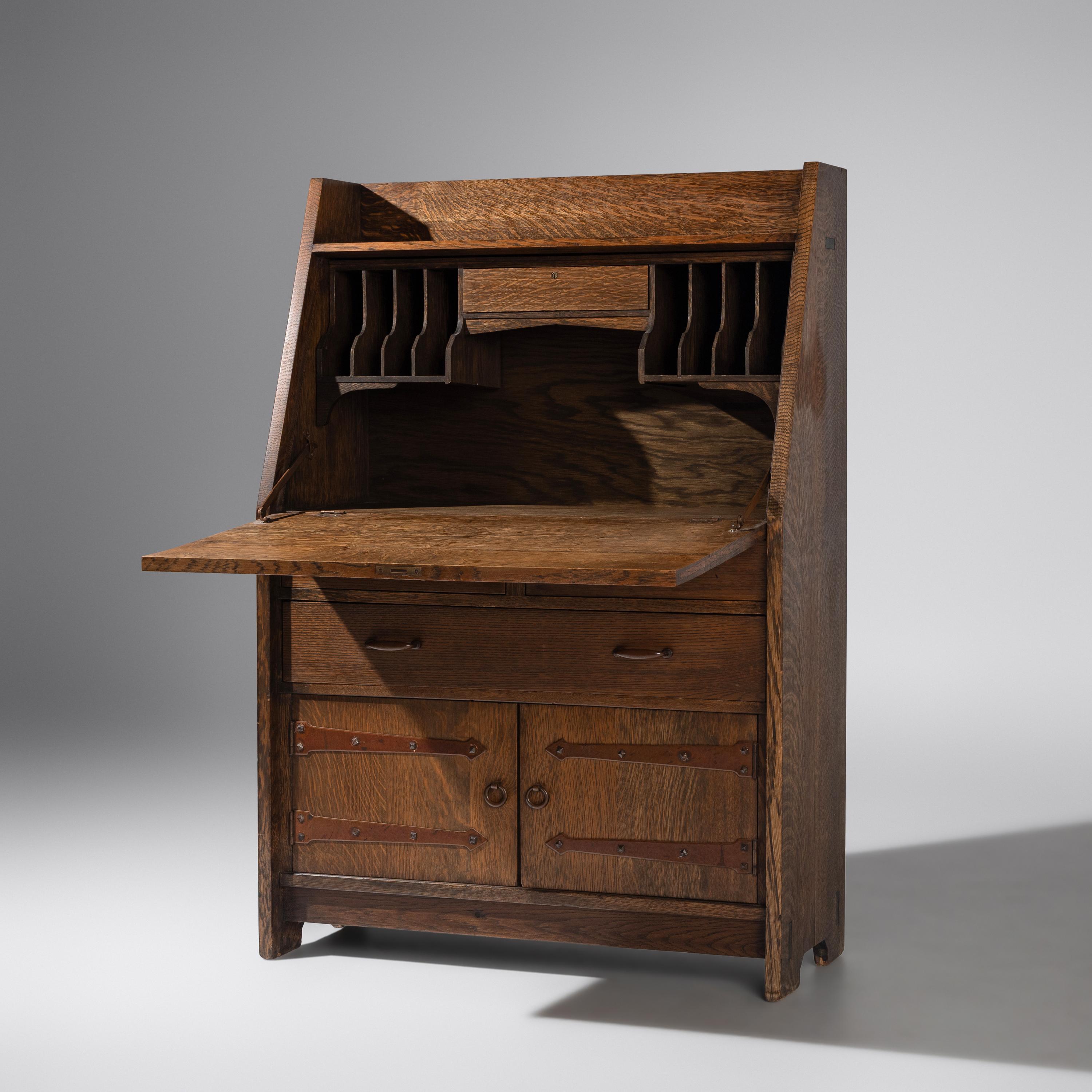 Gustav Stickley (American, 1848–1952) — Writing Desk, model 550, c. 1902