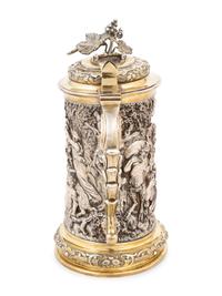 An English Silver-Plate Tankard
