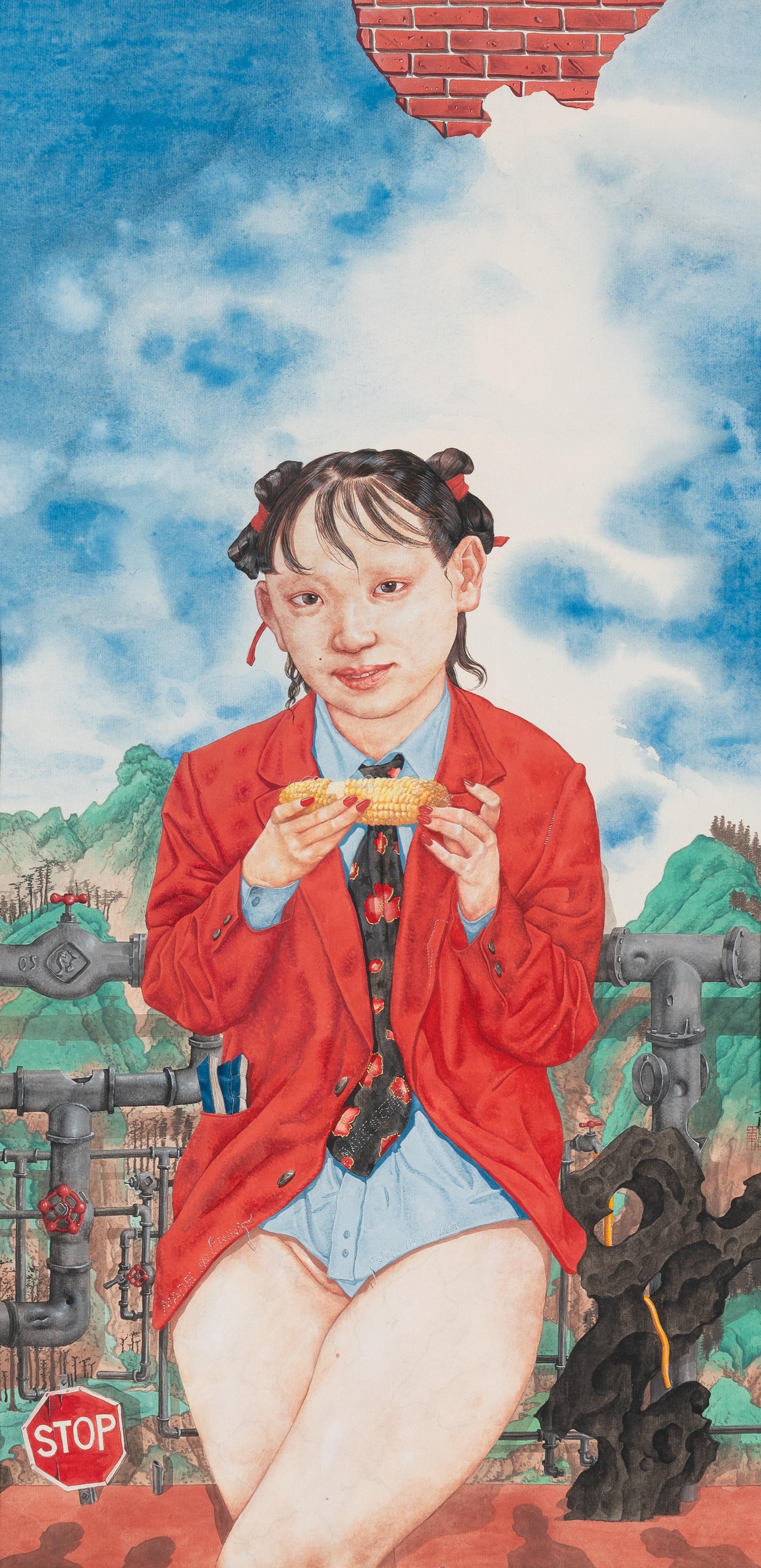 Wei Dong (Chinese/American, b. 1968) — Girl in Red