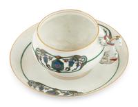 A Russian Porcelain Cup and Saucer