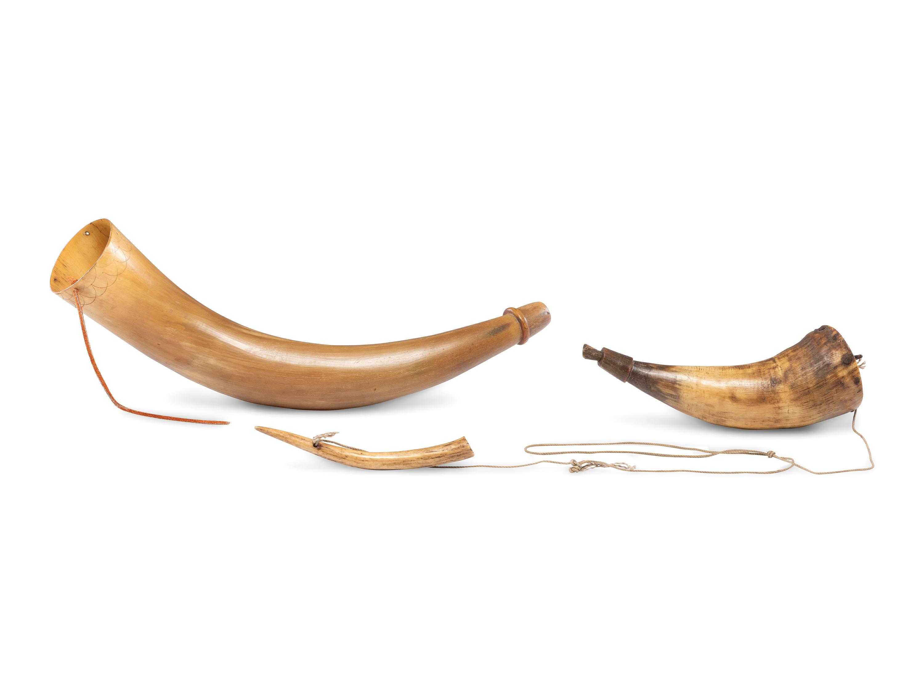 Decorated Powder Horns