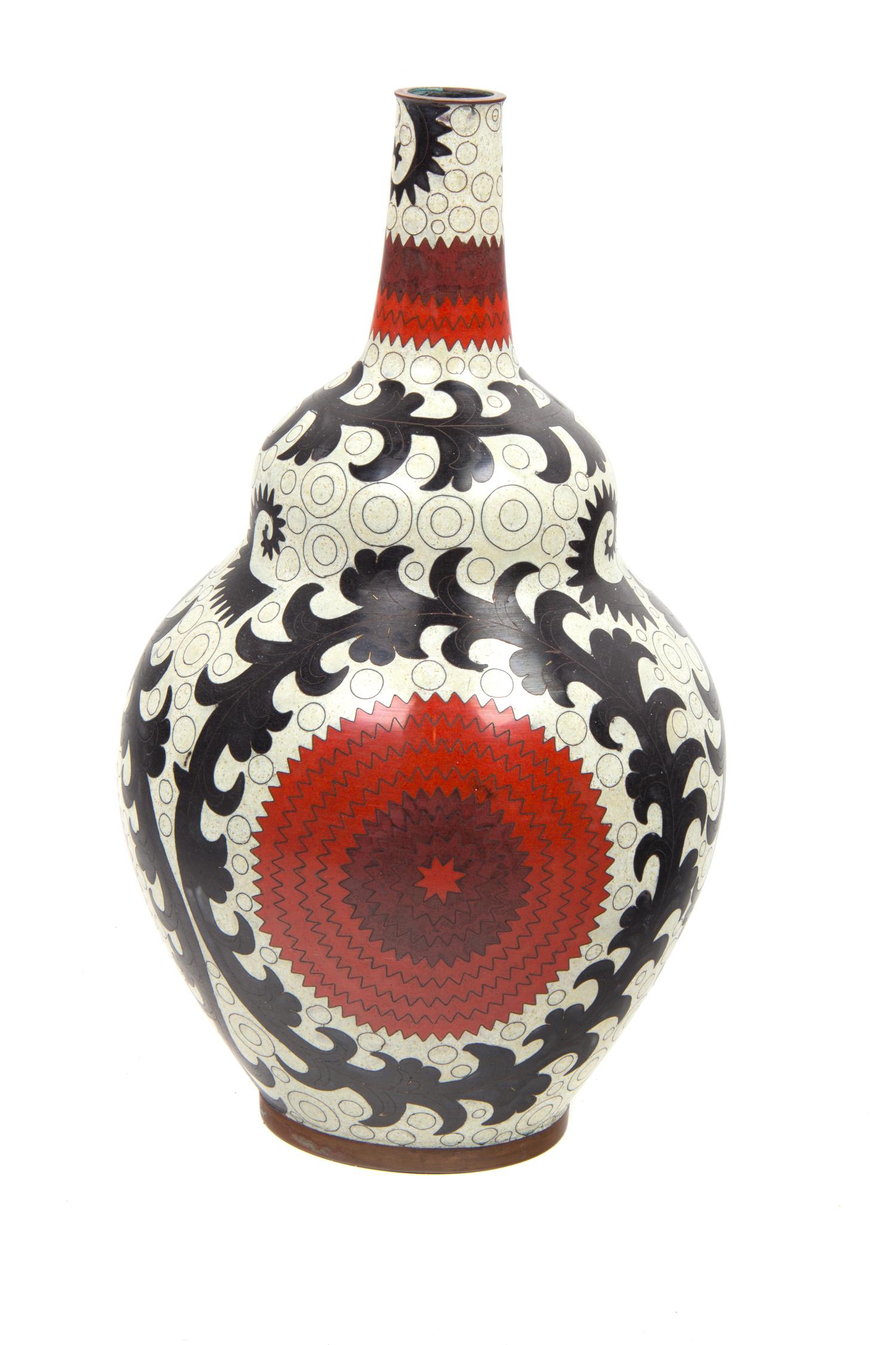 A Large Cloisonne Vase Height 15 1/2 inches. — 20TH CENTURY