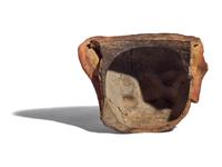 A Maya Red-Ware Incensario Fragment with the Head of a Jaguar