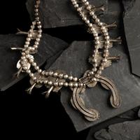Navajo Squash Blossom Necklace