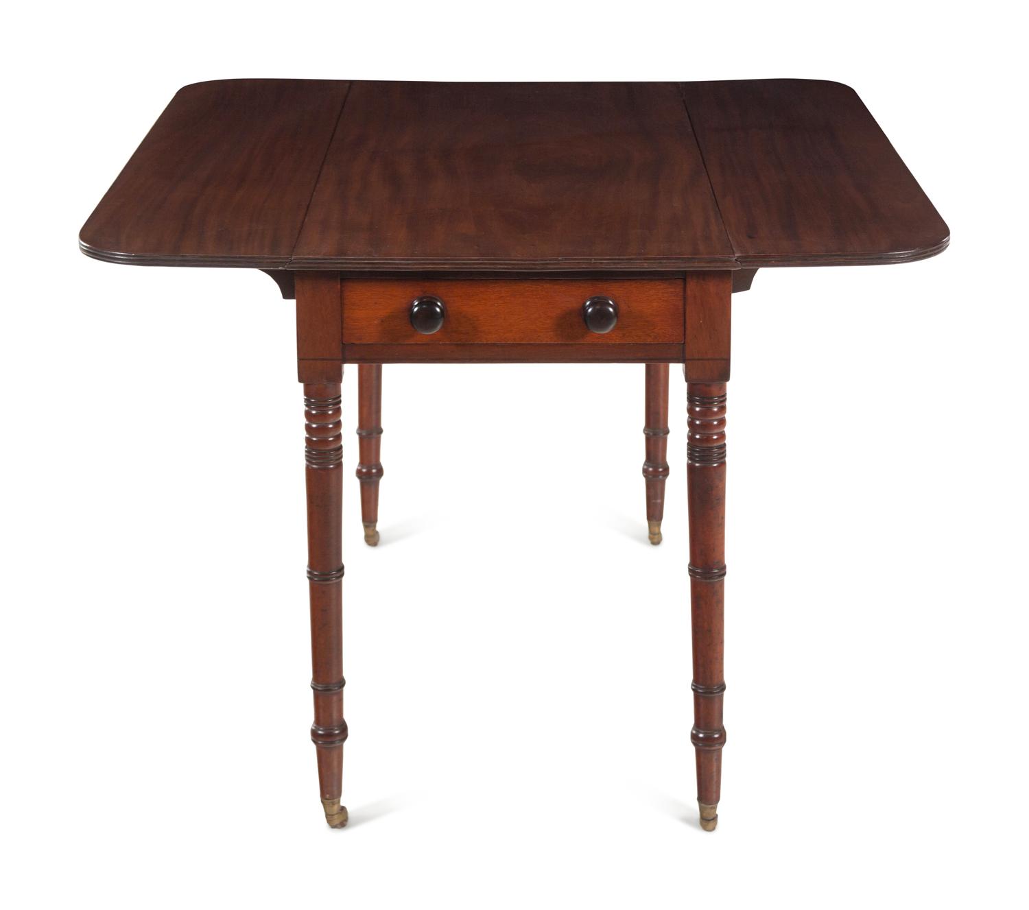 A Regency Style Mahogany Pembroke Table