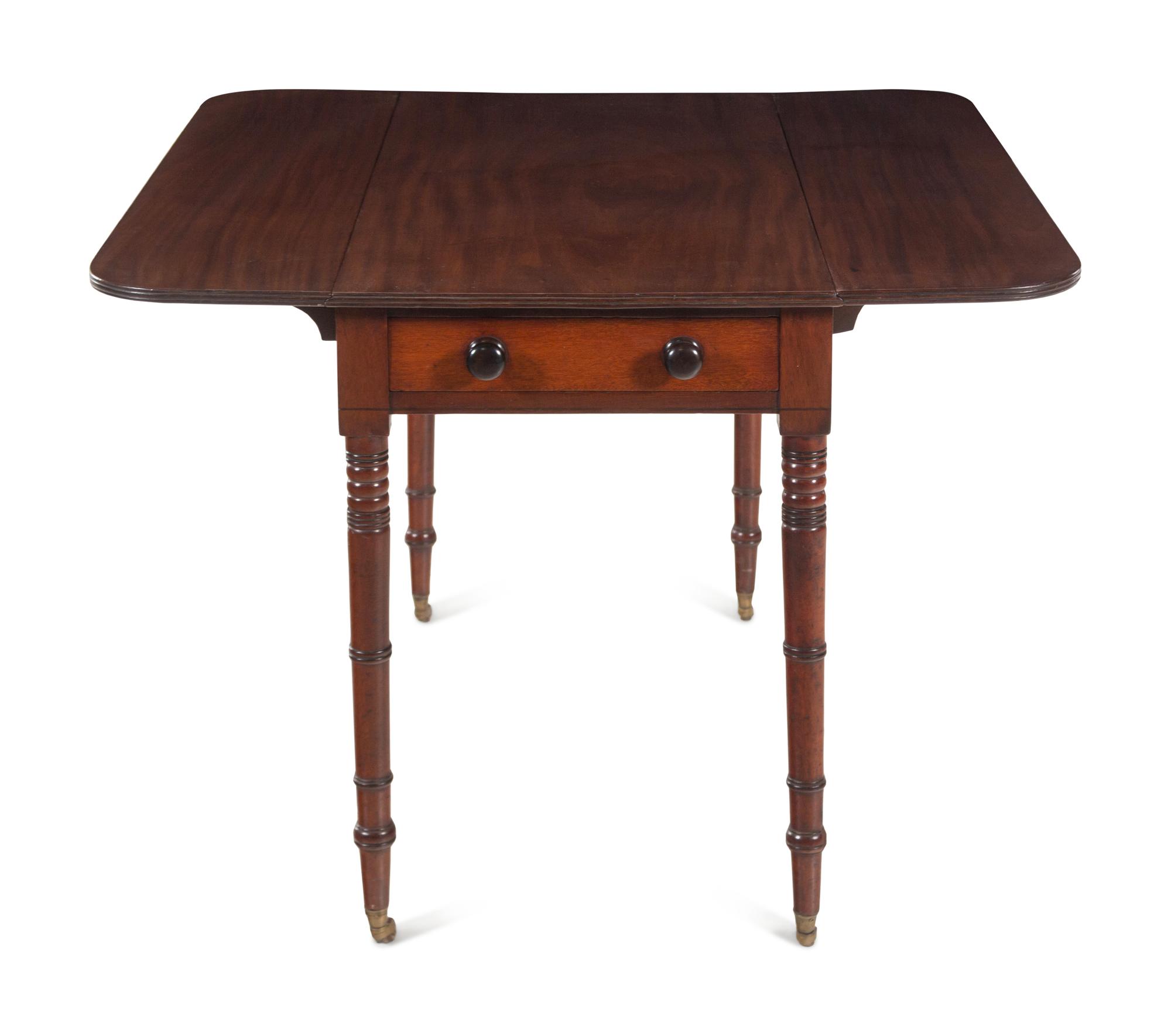 A Regency Style Mahogany Pembroke Table