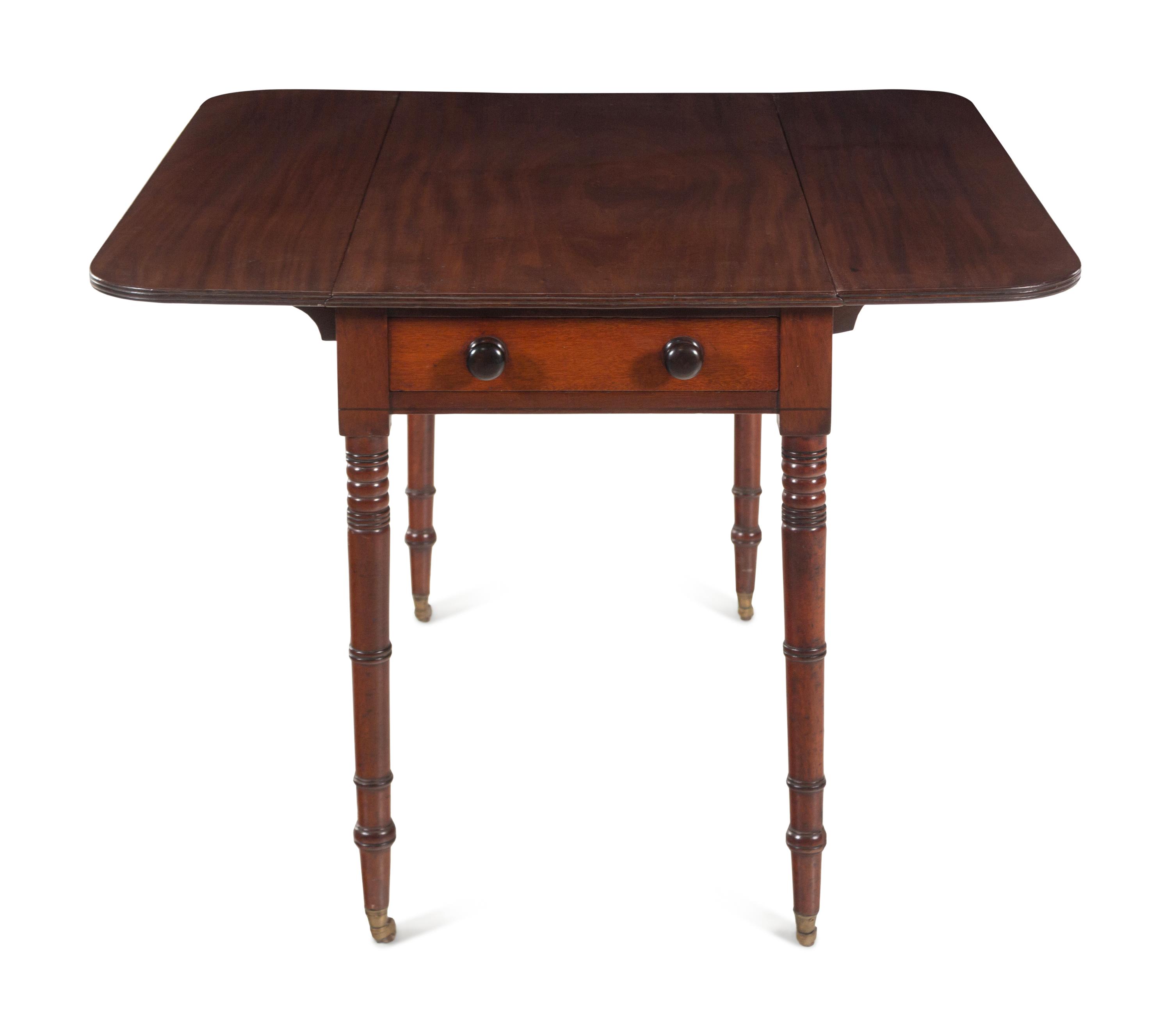 A Regency Style Mahogany Pembroke Table