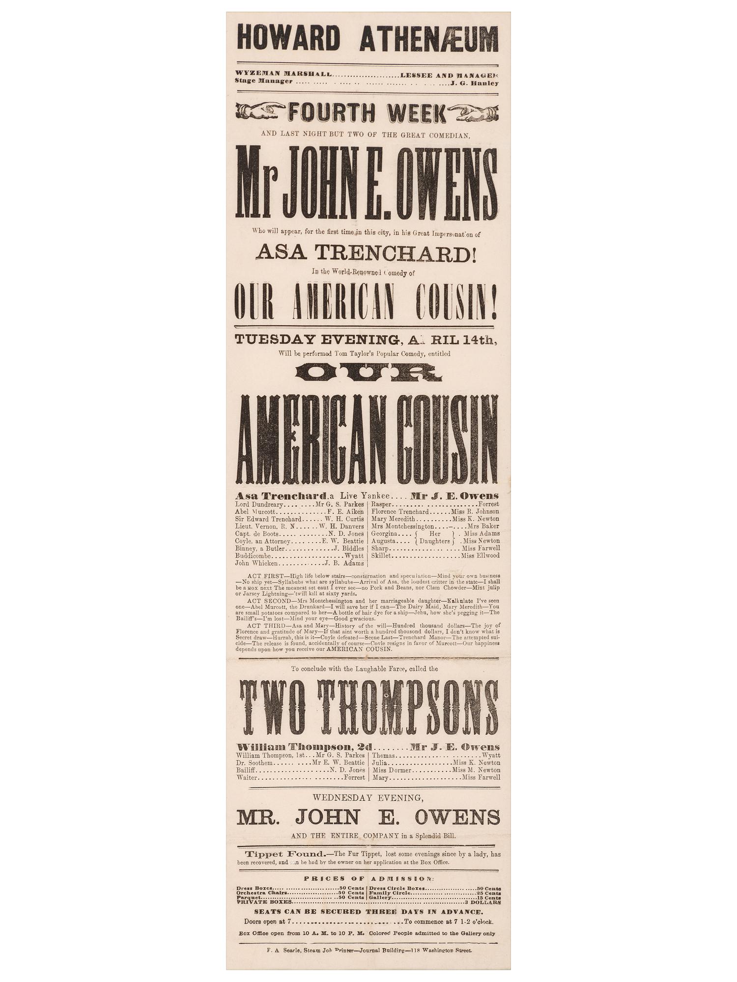 [LINCOLN, Abraham (1809-1865)]. A group of items related to Abraham Lincoln, Mary Todd Lincoln, and their families, comprising: