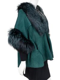 Dennis Basso Fur-Trimmed Jacket