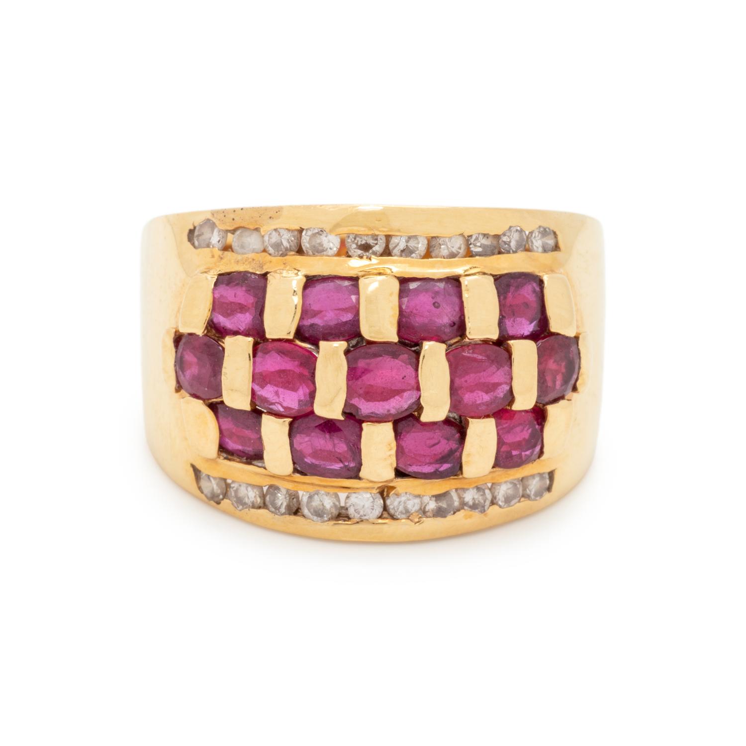 RUBY AND DIAMOND RING