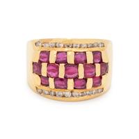 RUBY AND DIAMOND RING