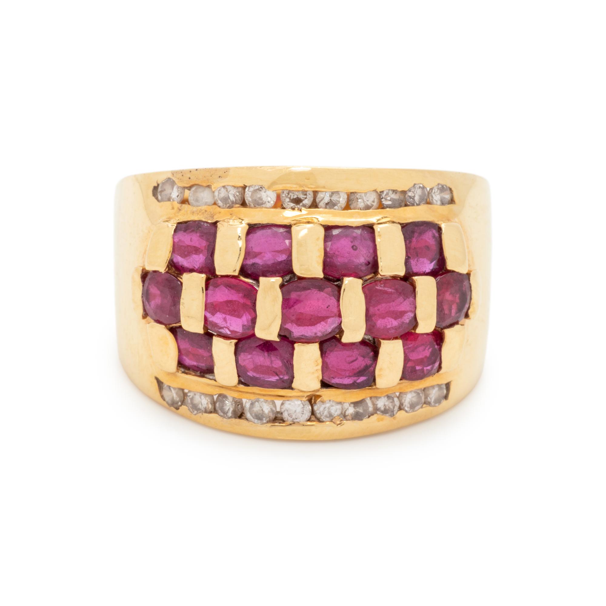 RUBY AND DIAMOND RING