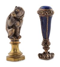 A Group of Two Wax Seals