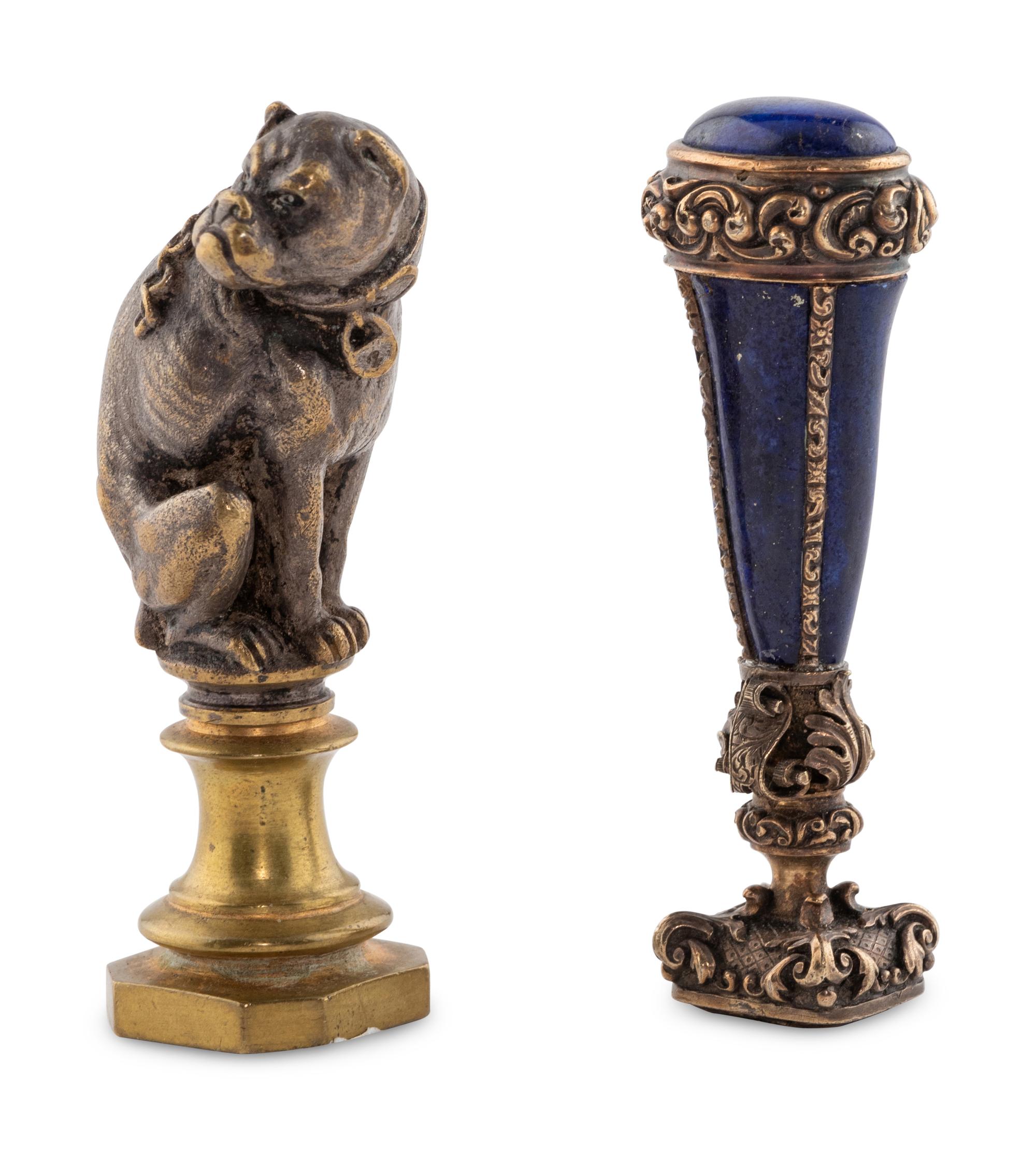 A Group of Two Wax Seals
