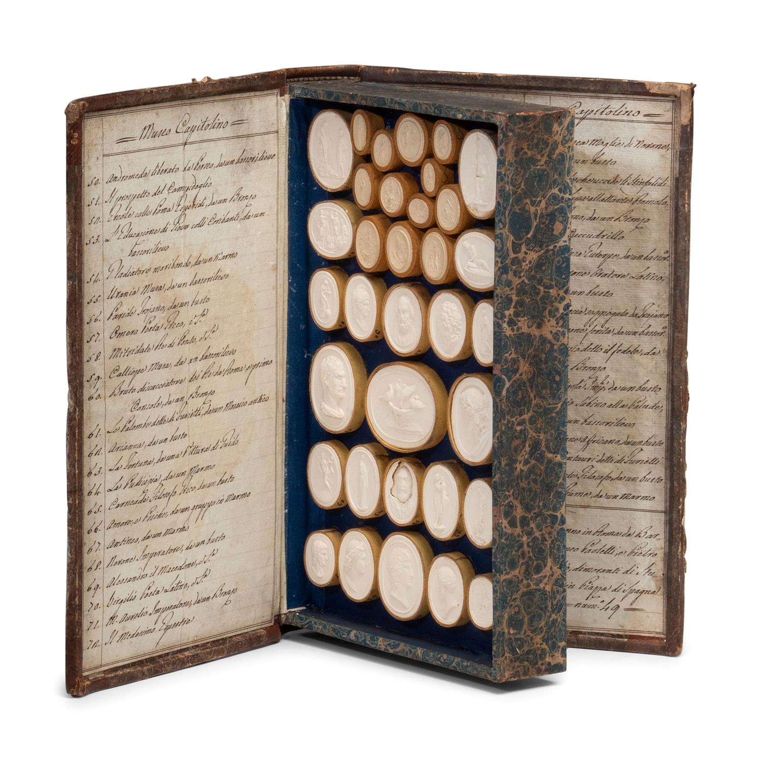 A Collection of Grand Tour Plaster Intaglios