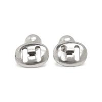 HERMÈS, SILVER CUFFLINKS