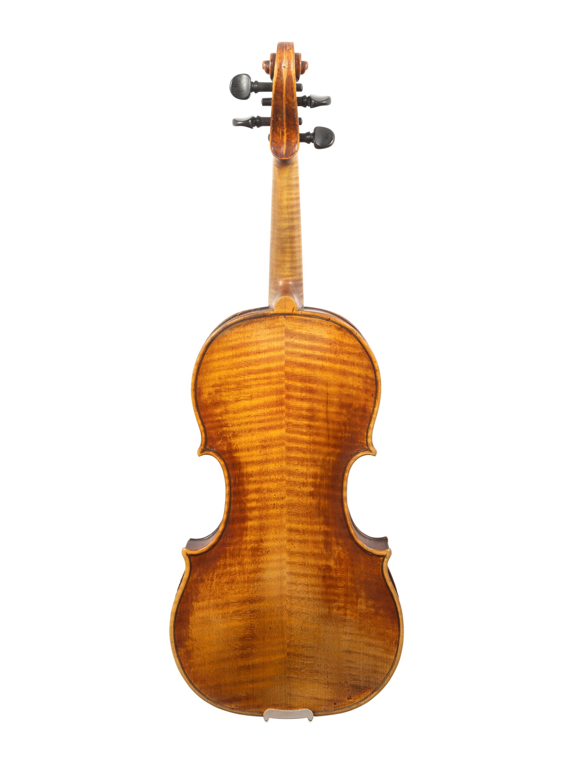A Joseph Guarnerius Style Pine and Figured Maple Violin