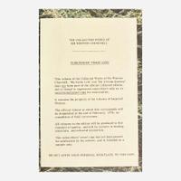 [Churchill, Winston] Churchill, Winston S. The Collected Works of Sir Winston Churchill
