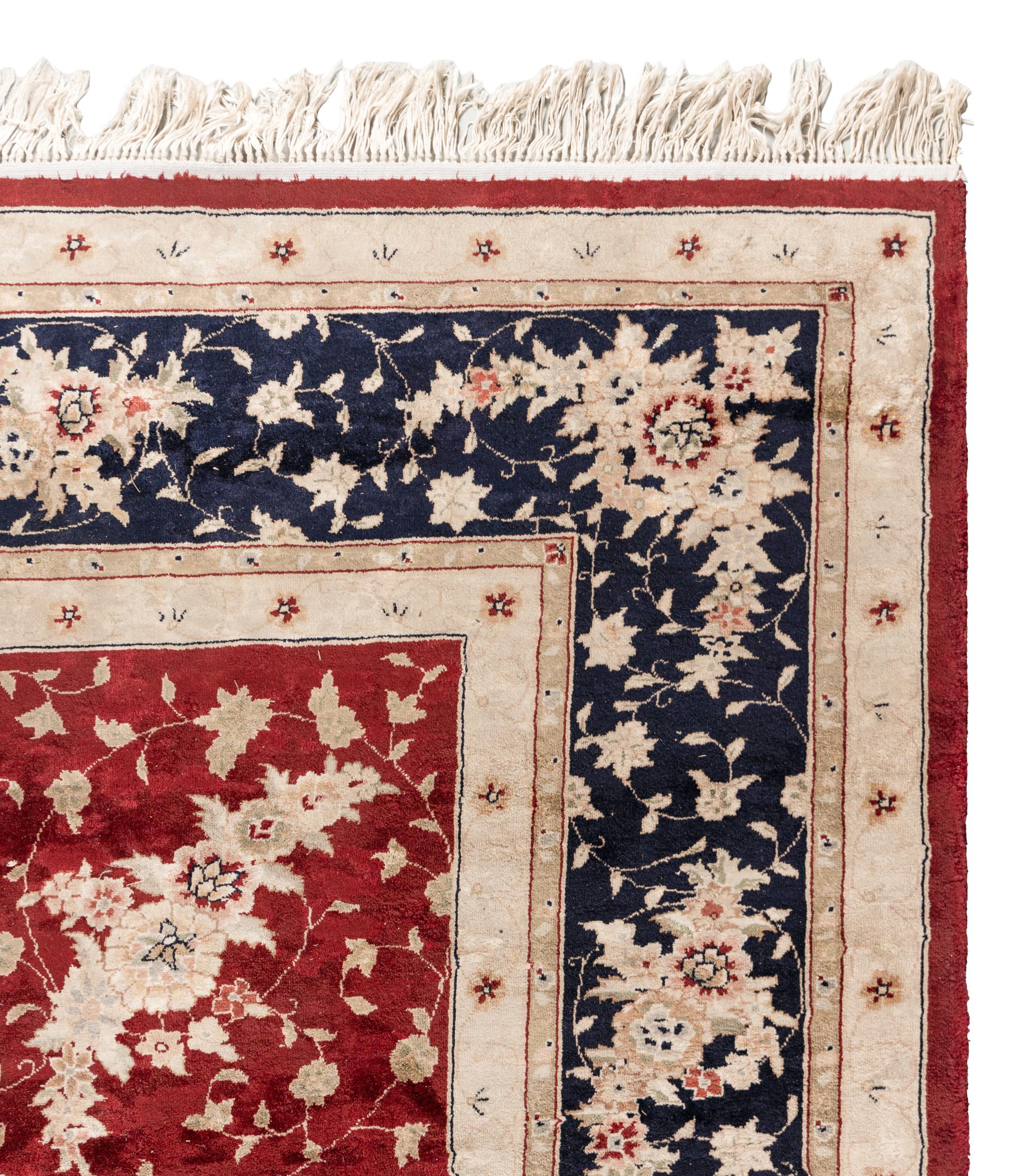 An Indian Silk Rug