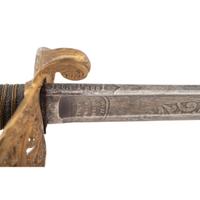 Hortsmann Retailed Import Model 1850 Staff and Field Officer's Sword Presented to Capt. Ira Ayer - 116th NY Infantry