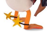 A Rare Lars Donald Duck Felt Sheriff Doll