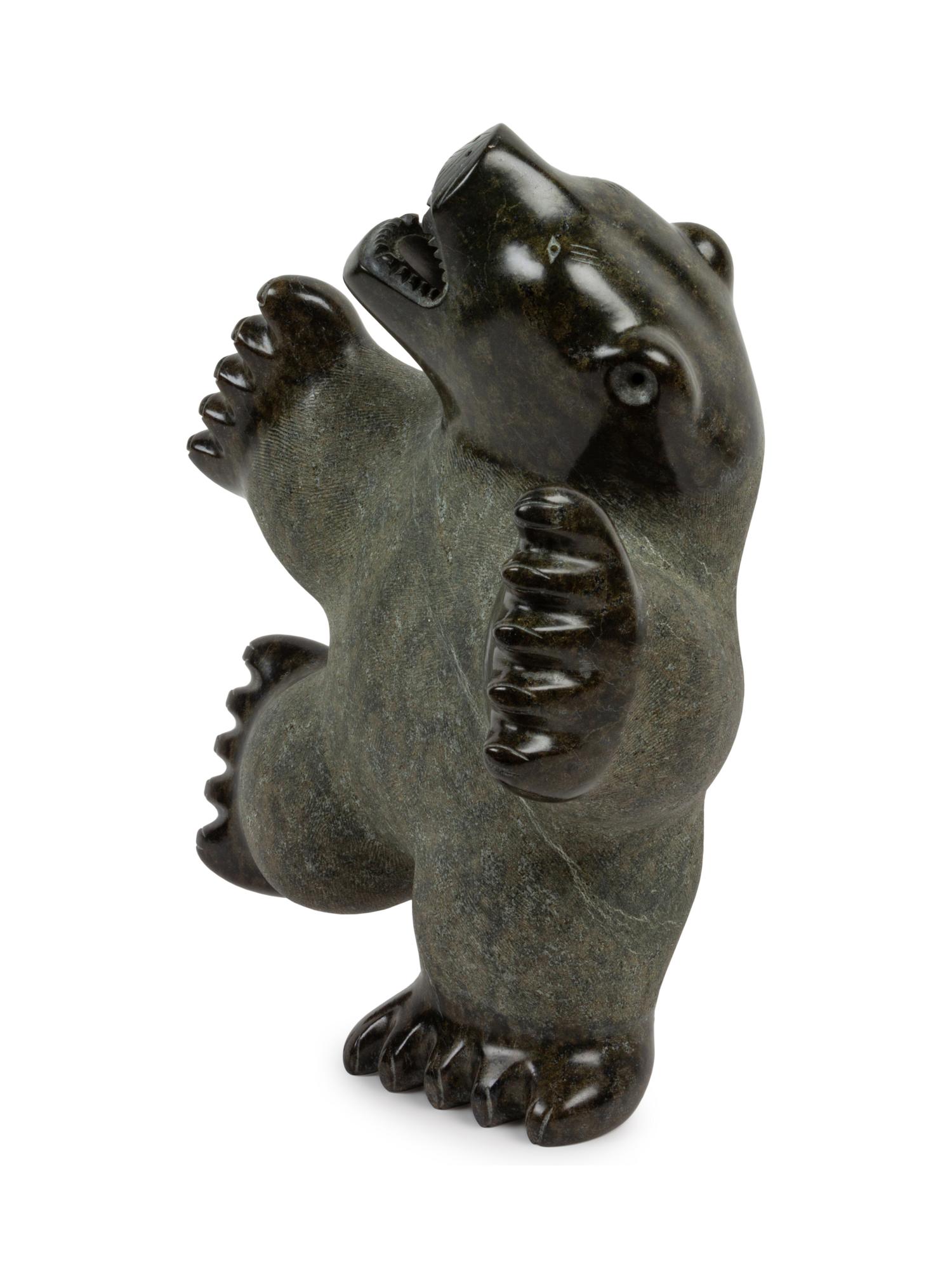 Soapstone Sculpture, Dancing Bear