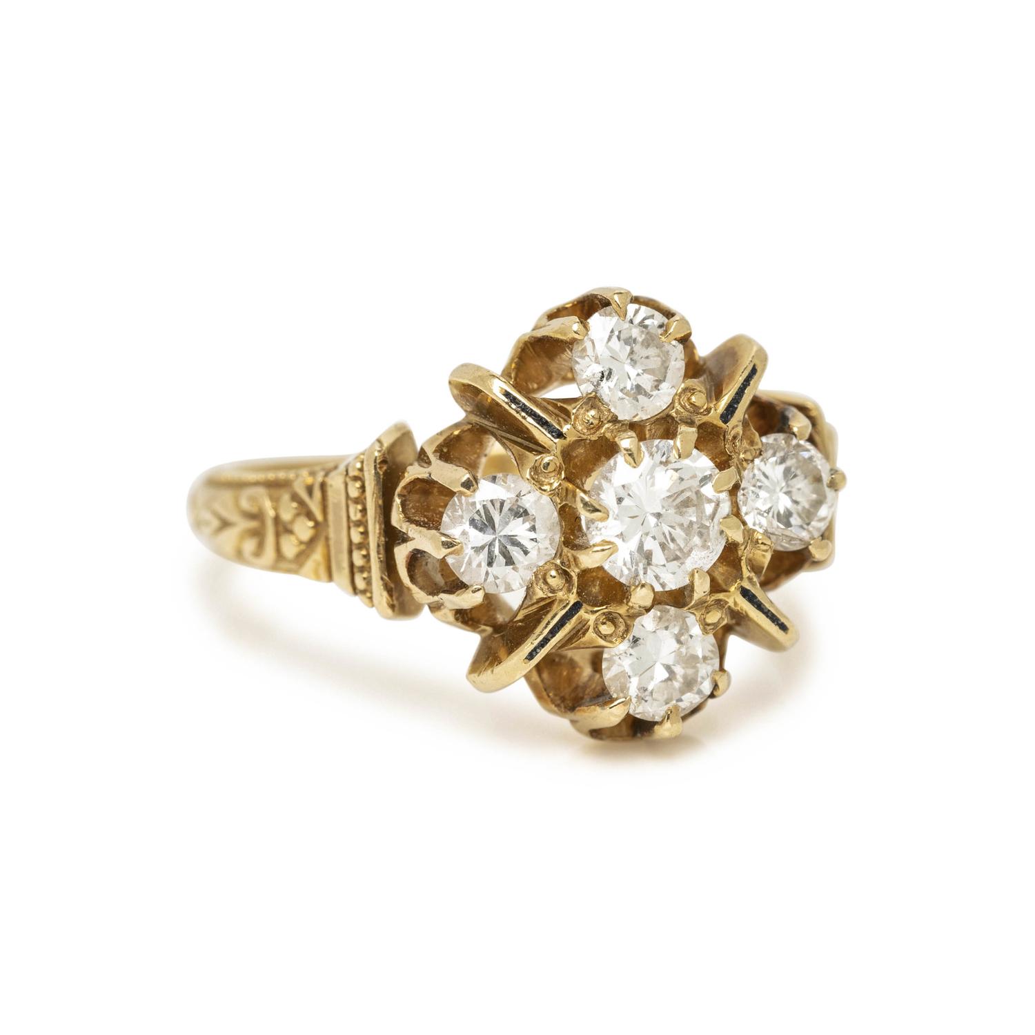 ANTIQUE, DIAMOND RING