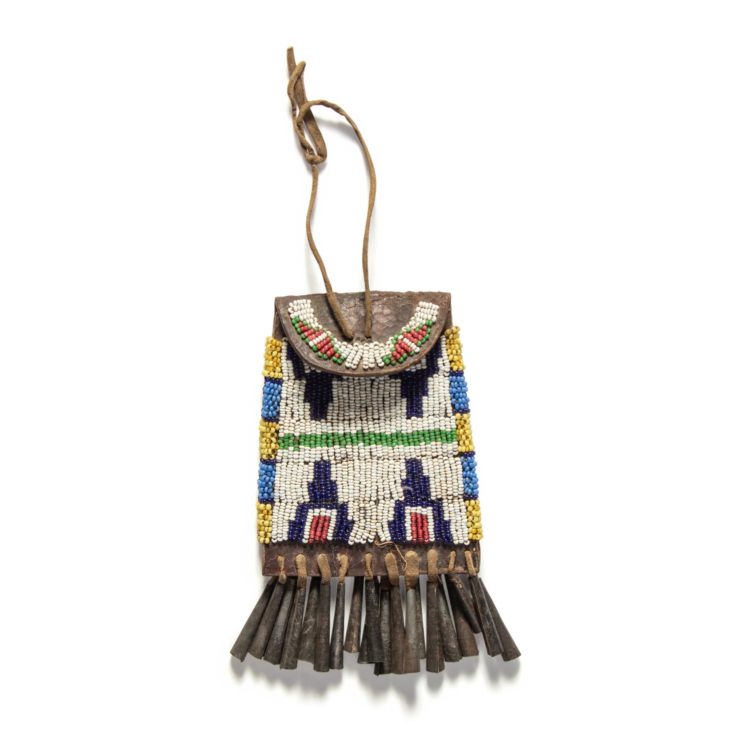 Northern Plains Beaded Hide Strike-a-Light Bag
