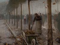 A Pair of Photogravure Prints after Autumn in Paris , 1890, by Childe Hassam (American, 1859–1935)