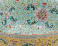 Seven Chinese Famille Rose Porcelain Wares