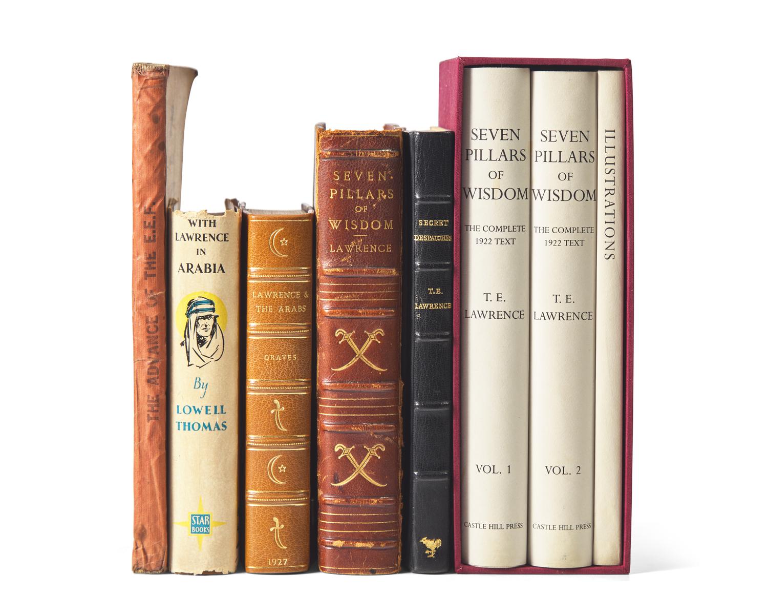 [Literature] [Lawrence, T.E.] Group of 6 Volumes Related to T.E. Lawrence