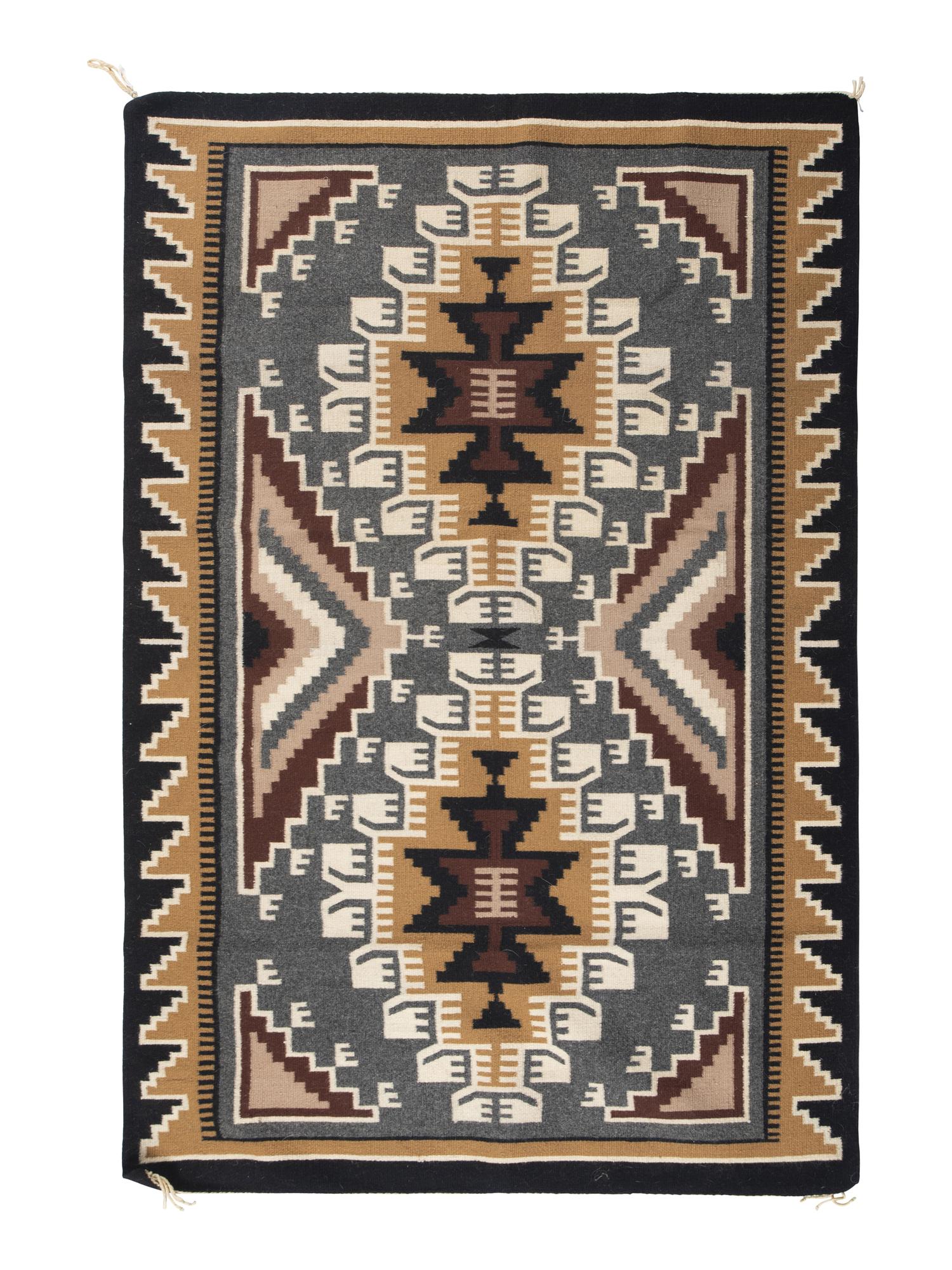 Navajo Two Grey Hills Weaving / Rug
