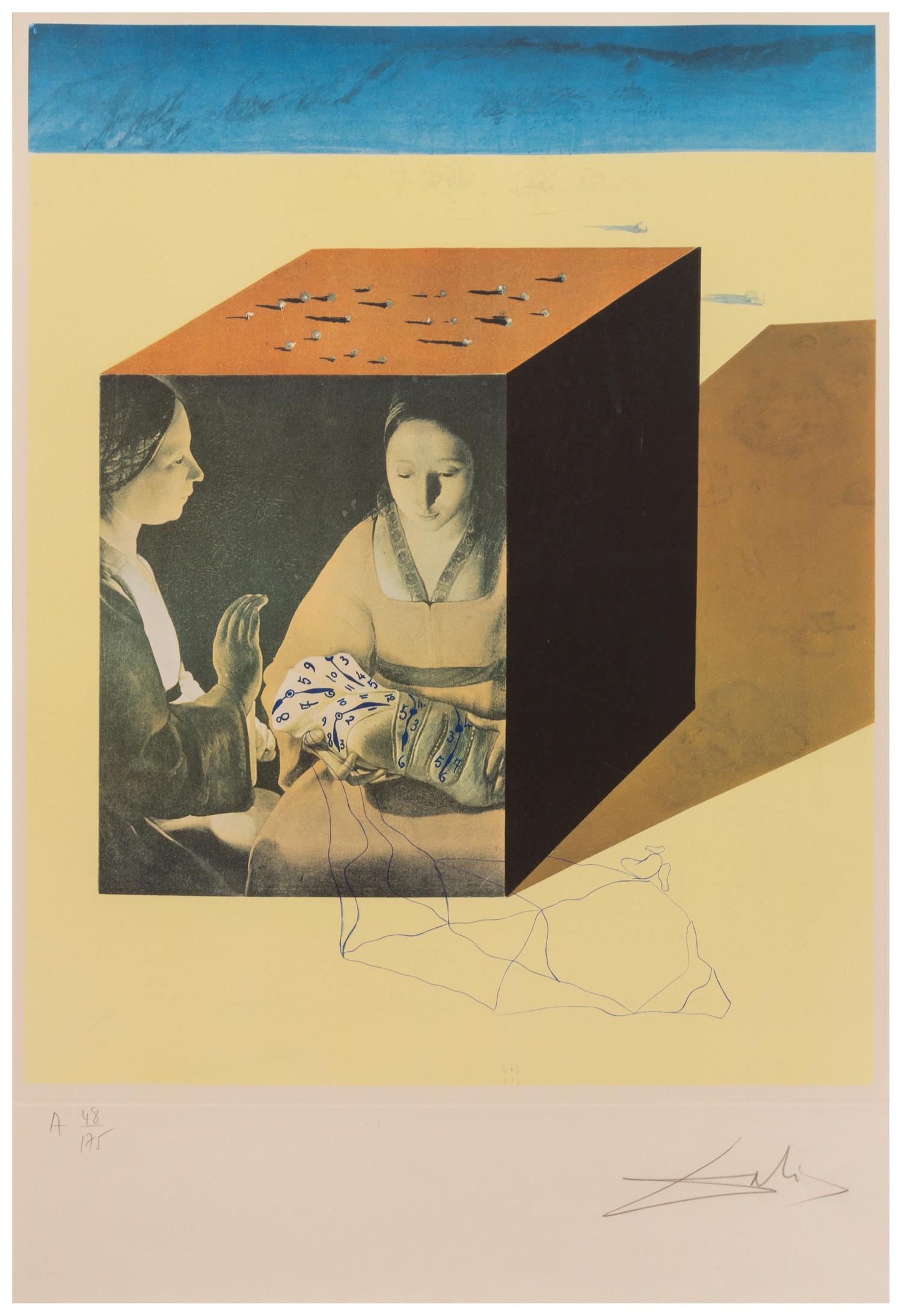 Salvador Dali, (Spanish, 1904–1989), Caring for a Surrealist Watch, 1971