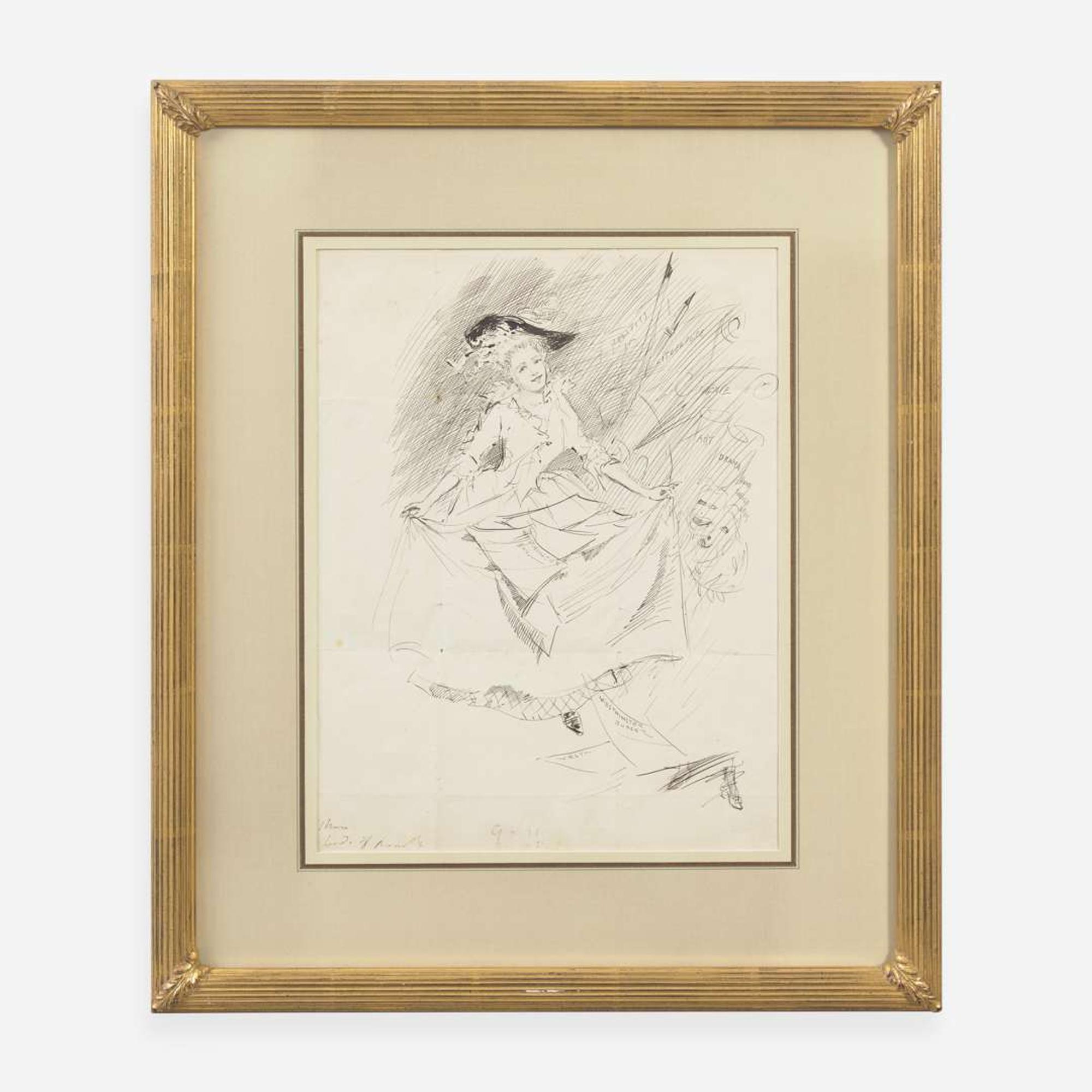 [Children's & Illustrated] [Rackham, Arthur] Proposed Cover Art for the Westminster Budget.