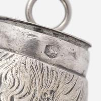 Two Dutch silver bird-form casters or pepperettes circa 1900-1926