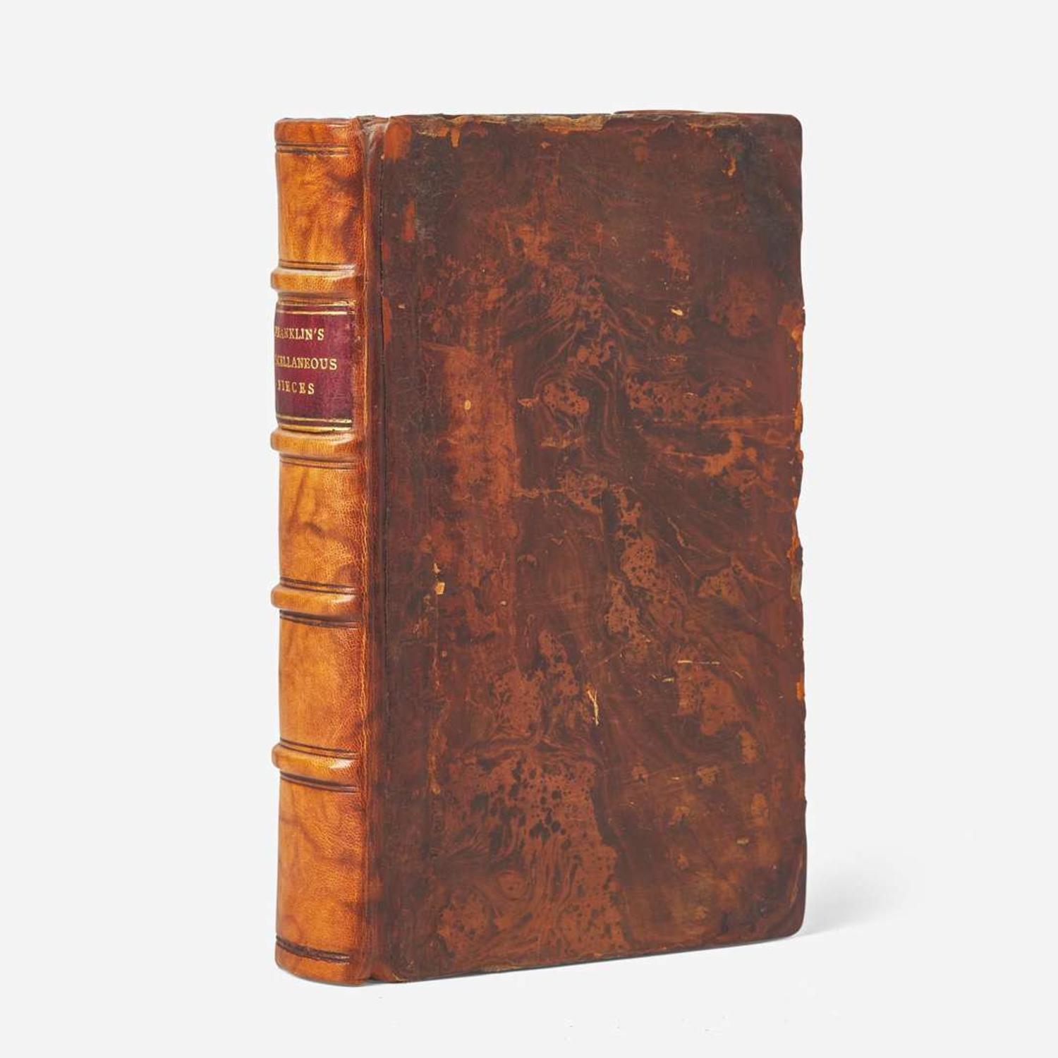 [Americana] Franklin, Benj(amin). Political, Miscellaneous, and Philosophical Pieces…
