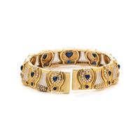 SABBADINI, COLLECTION OF YELLOW GOLD, SAPPHIRE AND DIAMOND JEWELRY