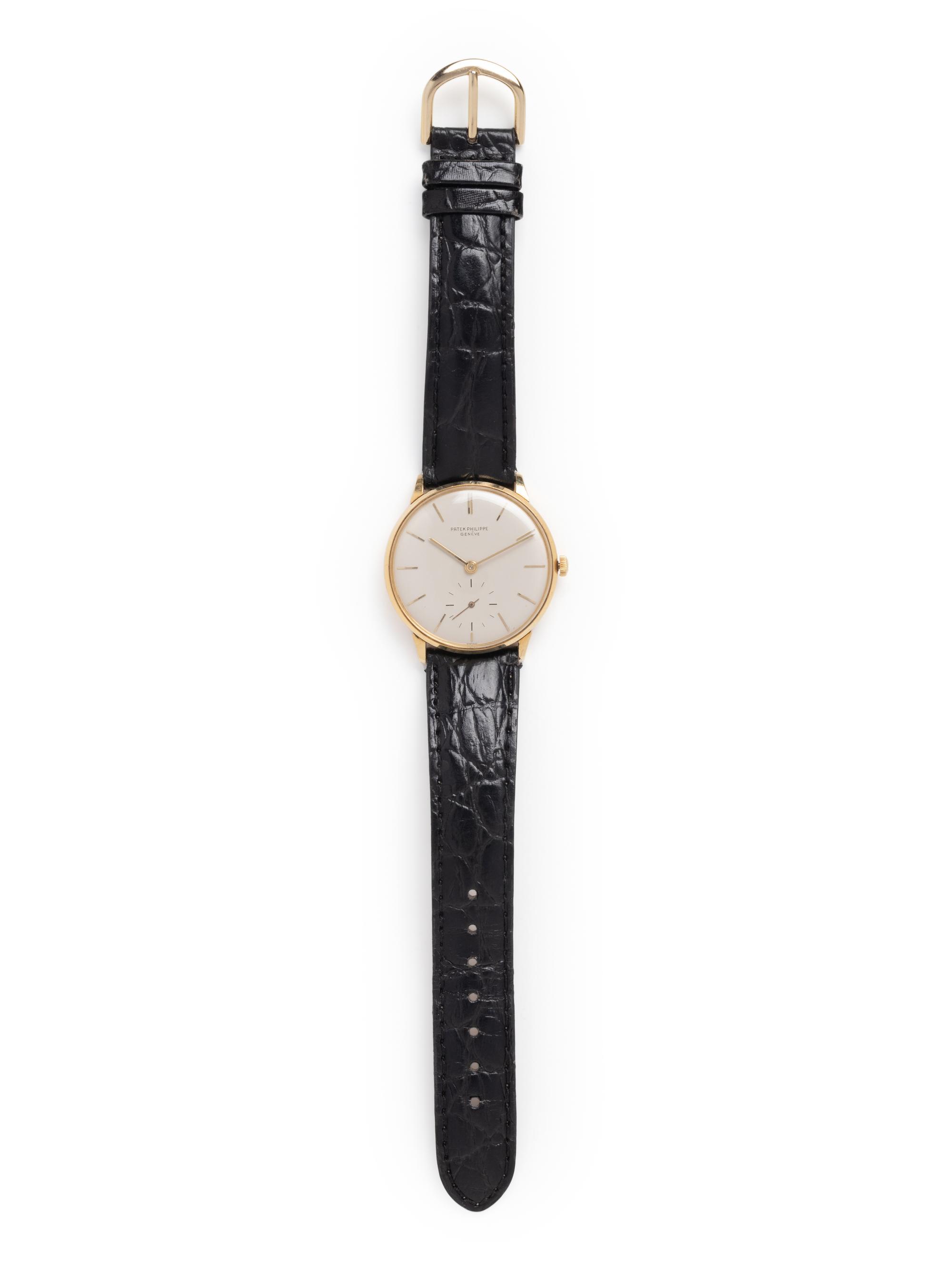 PATEK PHILIPPE, REF. 3420 18K YELLOW GOLD 'CALATRAVA' WRISTWATCH