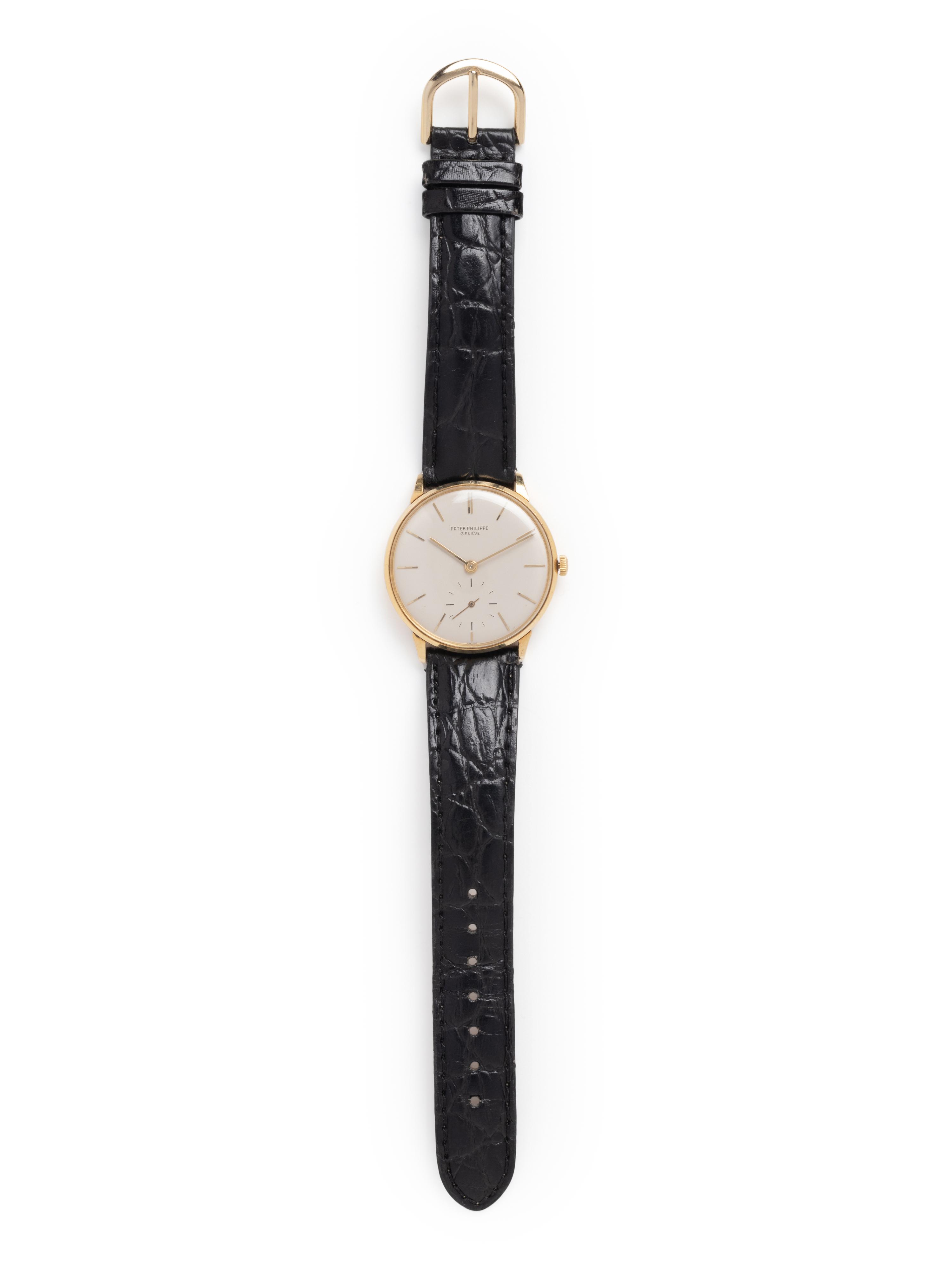PATEK PHILIPPE, REF. 3420 18K YELLOW GOLD 'CALATRAVA' WRISTWATCH