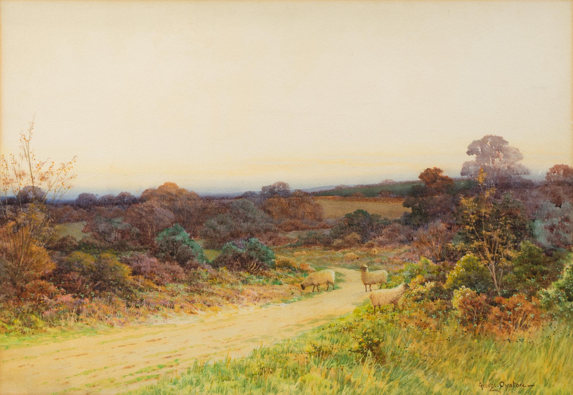 Crossing the Moor: Drover and Cattle