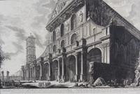 After Giovanni Piranesi, (Italian, 1720-1778), The Basilica of S. Sebatiano and The Basilica of S. Paolo
