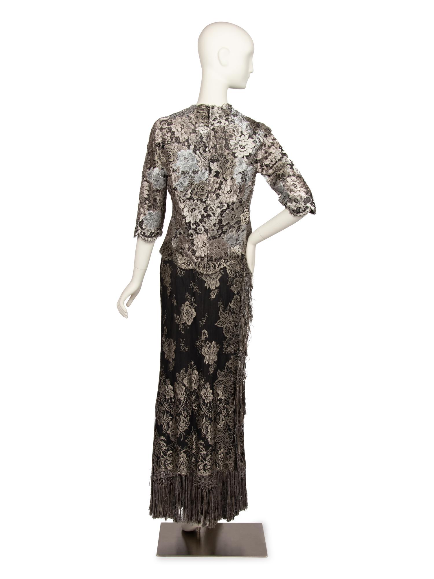 Christian Dior Haute Couture Lace Top and Skirt, Autumn/Winter 1997