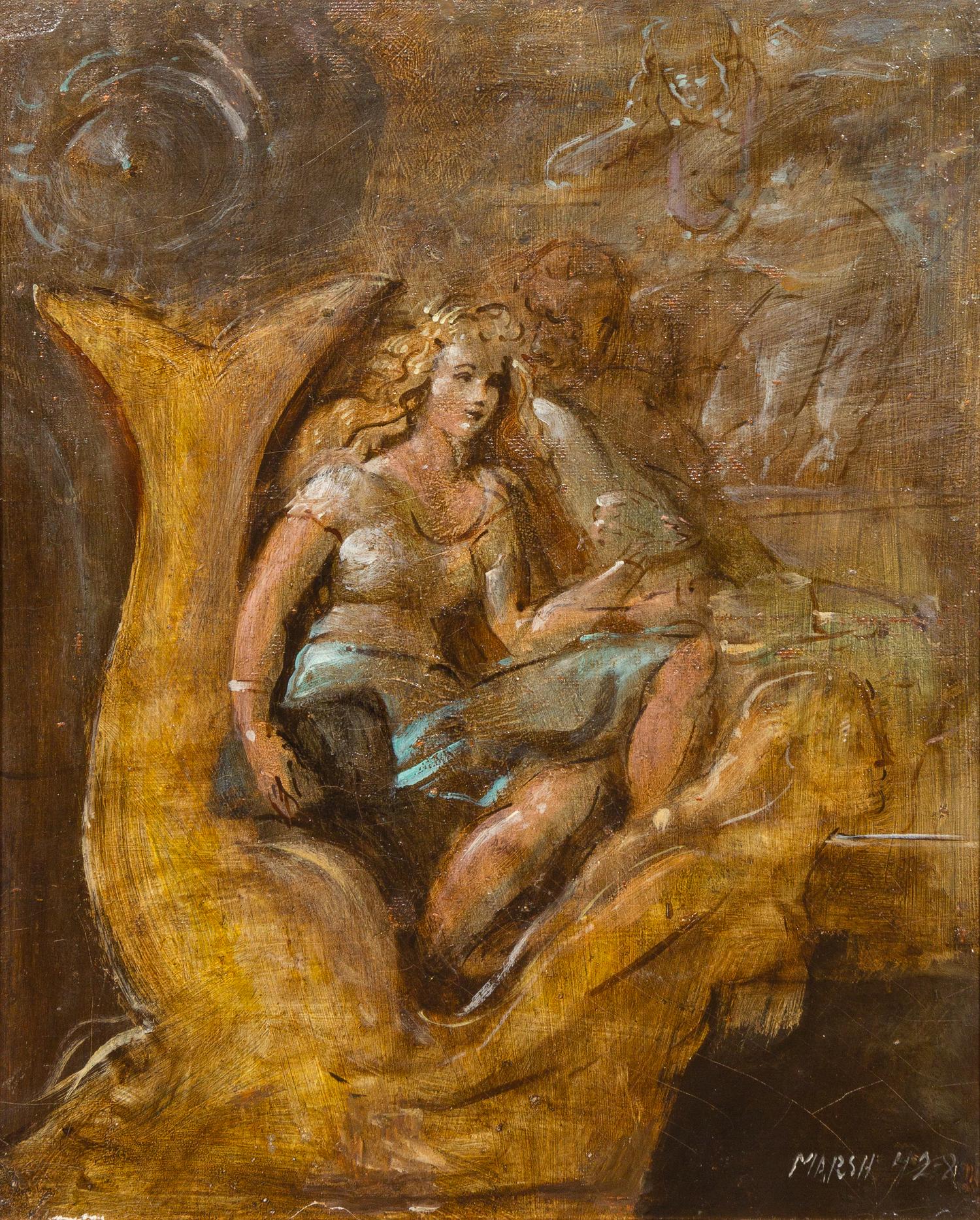Reginald Marsh, (American, 1898-1954), Tunnel of Love, 1942