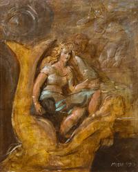 Reginald Marsh, (American, 1898-1954), Tunnel of Love, 1942