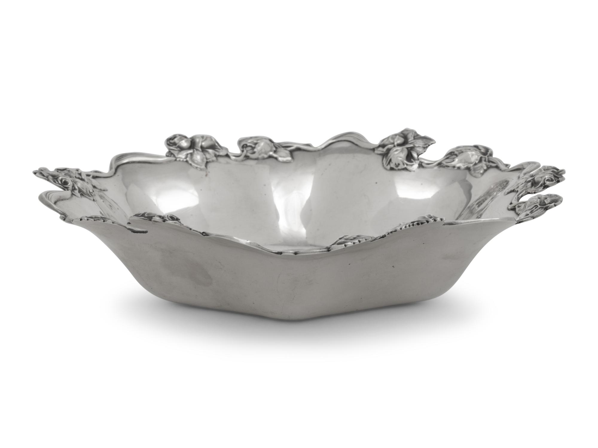 An American Silver Floriform Bowl