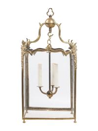 A French Brass Hall Lantern