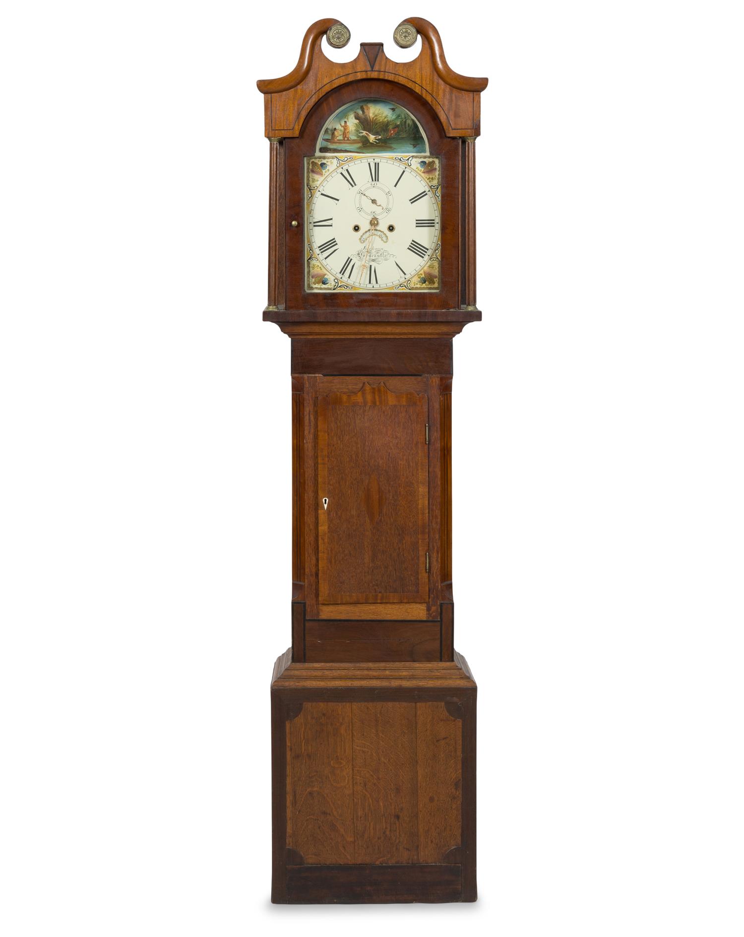 An English Mahogany Longcase Clock