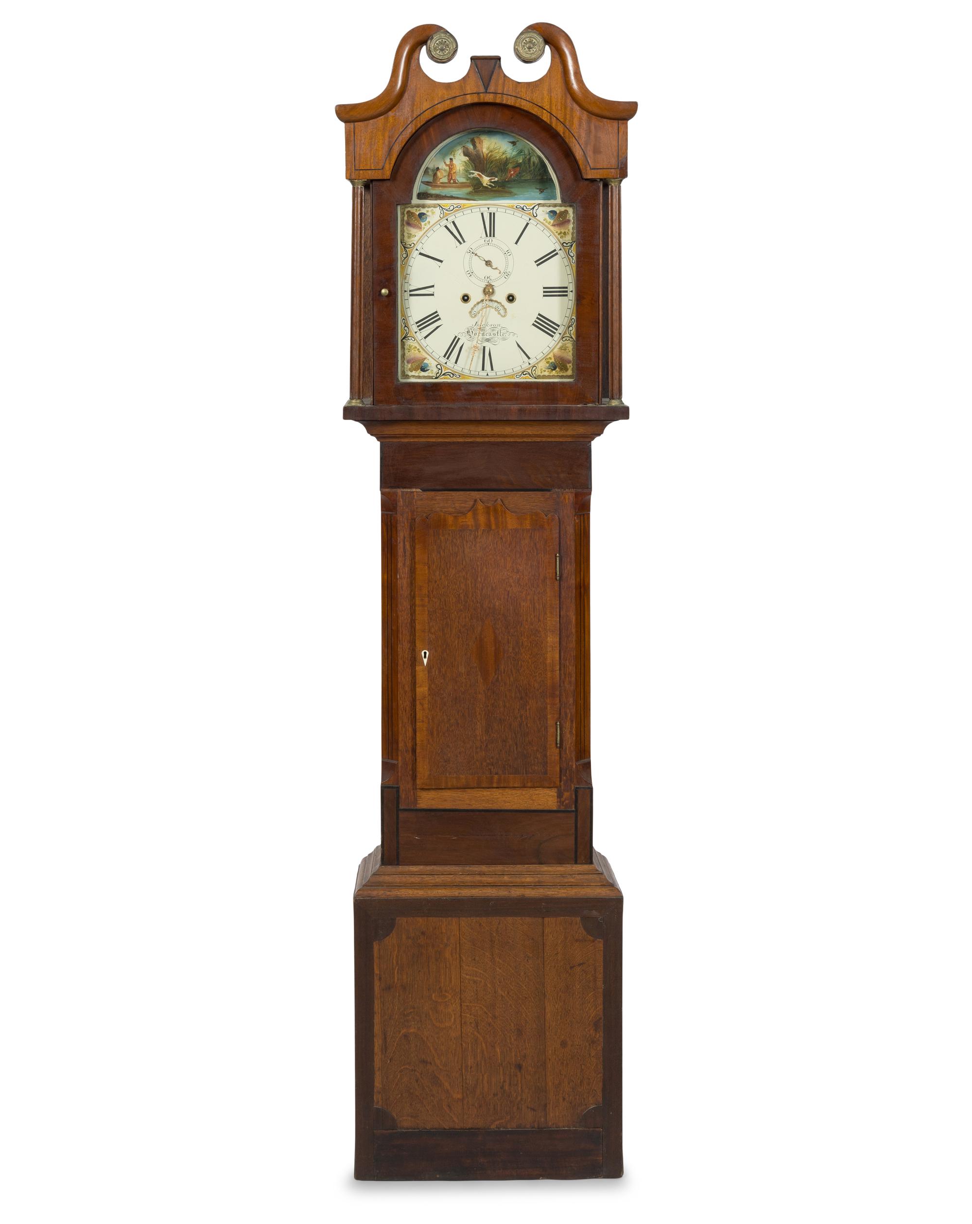 An English Mahogany Longcase Clock