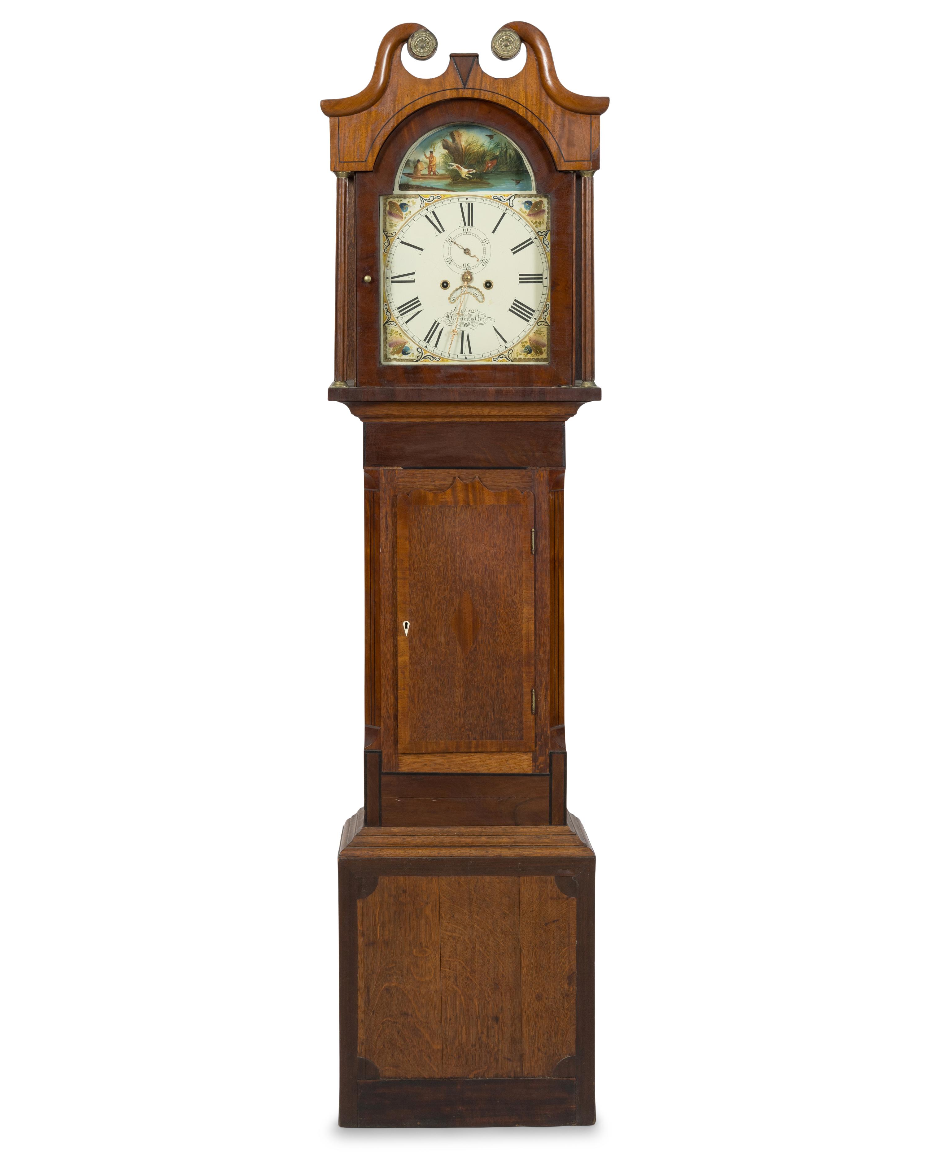 An English Mahogany Longcase Clock
